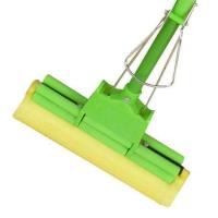 紫罗兰27cm特价款(直杆颜色随机 扦拉地把海绵拖把家用懒人一拖净拖把免手洗滚轮吸水挤水胶棉拖把