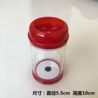 红色 蝈蝈叫罐 蝈蝈罐蛐蛐罐葫芦叫罐蝈蝈扎嘴小号塑料罐子冬季透明叫罐笼子鸣虫