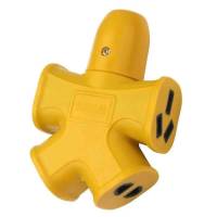 十孔大字型(3000瓦)16A 10/16A大功率插座防摔工程家用无线排插不带线地拖插座无线接线板