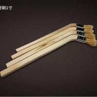 1寸好刷 1寸+2寸 油刷子耐高温不掉毛料理刷烧烤刷酱料刷油漆刷猪毛刷子猪鬃软刷子