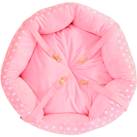 粉色 小号:35*35*18cm 宠物猫吊床挂窝二合一挂式吊窝 猫秋千猫笼子用猫窝猫吊窝