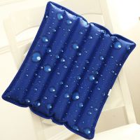 深蓝水珠 30*36cm(学生板凳长方形) 冰垫水垫夏天办公室椅垫水床垫学生降温冰凉垫汽车冰凉垫冰枕水袋