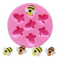 小蜜蜂硅胶模具动物蛋糕装饰翻糖模具diy烘焙工具干佩斯模具 小蜜蜂硅胶模具动物蛋糕装饰翻糖模具diy烘焙工具干佩斯模具