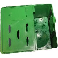 深绿色产箱 兔子产仔箱母兔用塑料内置产仔盒免笼产仔箱兔窝兔产箱盒宠物兽用