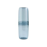 北欧蓝 两口杯 洗漱杯子多杯旅行套装家用大容量收纳洗漱杯牙刷杯子便携式刷牙杯