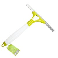 颜色随机(二合一) 玻璃清洁器及配件自带喷水一体式刮水器洗车刷车窗厨房门窗刮洗玻