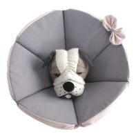 K011 灰色 XS-超小型(脖围16-20) 伊丽莎白圈防舔狗狗耻辱项圈软宠物猫咪头套伊丽莎白脖圈绝育用品