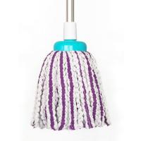 单个拖把头[无杆] 踏雪夫人真无痕超细纤维精编绳无水痕传统老式水拖把