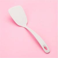 1844铲[北欧灰] 一支 竹纤维35CM平底漏铲 不粘锅专用铲子 长柄炒菜铲平底锅煎铲