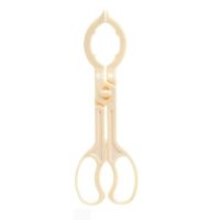 颜色随机(塑料奶瓶夹) 日康不锈钢奶瓶夹防烫消毒锅钳耐高温防滑硅胶宝宝奶瓶夹奶嘴夹子