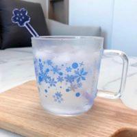 星爸爸杯子圣诞冷变雪花玻璃杯雪花变色白色蓝色水杯马克杯355ml 星爸爸杯子圣诞冷变雪花玻璃杯雪花变色白色蓝色水杯马克杯