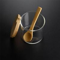 1调味罐+盖子+勺子 防潮玻璃调味瓶调味罐套装家用味精油盐罐佐料陶瓷调料盒厨房用品