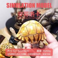 安哥洛卡 仿真陆龟象龟树脂亚达安哥洛卡辐射陆龟摆件(注:不销售活体)