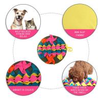 45*45老款绿边 宠物狗狗嗅闻垫训练毯消耗精力闻嗅解压慢食益智玩具毛毯泰迪金毛