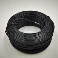 铁丝直径0.8mm黑绑线100米 通信光缆电力扎线铁丝线包塑铁丝扎线扎丝绑线扎带100米/200米1件