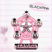 BLACKPINK摩天轮 原创blackpink立牌独家摩天轮摇摇乐周边钥匙扣亚克力生日礼物