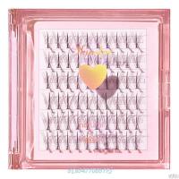 混合款9-11mm_单盒 仙女毛混合长度skinstar假睫毛鱼尾款夹心单簇梦露a型睫毛虞书欣