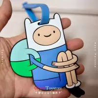 2 MINISO 探险时光阿宝老皮BMO 登机牌行李牌杆箱标识牌挂件