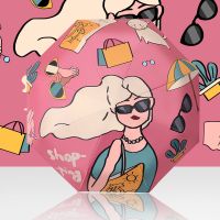 女神-三折手开易开收 贝乐舒女神太阳伞超轻迷你便携全自动五折防晒防紫外线黑胶遮阳伞