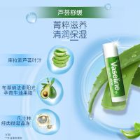 芦荟味3.5g-日常舒缓 凡士林润唇膏改善死皮唇纹秋冬滋润保湿修护不油腻干裂男女士学生