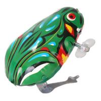 铁皮青蛙[1个]_随机发个坏的 70/80/90后怀旧经典上链铁皮青蛙跳跳蛙公鸡老鼠兔子发条玩具