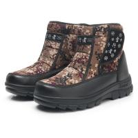 沙漠色 皮包边 1909偏小一码 40 加绒加厚送羊绒鞋垫 东北雪地靴男冬季保暖加绒加厚男士棉鞋防水防滑高帮户外大棉靴子