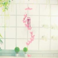 粉色-蝴蝶-壹各装彩盒子精致 创意夜光风铃挂件室内挂件卧室装饰品送男女朋友生日礼物房间阳台