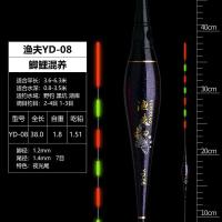 不变色1支+1粒电池 YJZ-01[高亮尾]吃铅1.2g 咬钩变色日夜两用漂水无影尾重力感应电子夜光鱼漂高灵敏浮漂电池