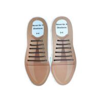 *皮鞋款棕色12根 精品买2送2 男女懒人鞋带扣成人儿童免绑免系硅胶弹力彩色松紧扁