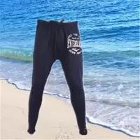 黑色 3XL 潜水衣男加肥加大弹力防晒防紫外冲浪防水母速干透气长裤