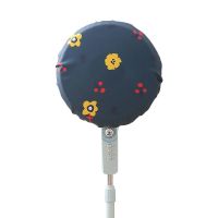 藏青 半包1个装[直径50cm] 风扇保护罩家用立式防护罩圆形防尘罩通用全包网罩子落地式电扇罩