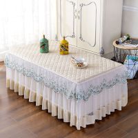 欧尚米（沙边款） 50*50*15（床头柜专用） 茶几桌布布艺长方形欧式茶几垫客厅台布茶几布茶几罩套防尘罩蕾丝