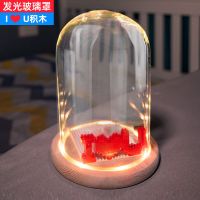 (哆啦A梦适用)灯光玻璃罩礼包 贝乐迪正版授权哆啦a梦兼容乐高积木拼装益智玩具小微颗粒蓝胖子