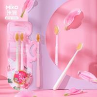 6支(3组),随机发不接受指定 米客弯头牙刷花之语系列