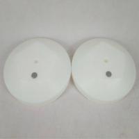 白色圆形底座2个 气球拱门配件 气球卡扣环扣塑料夹 拱门支架杆子加水拱门底座底