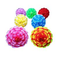 儿童款60厘米枚红色纤维伞花伞 演出伞跳舞表演花伞花开盛世中国舞蹈道具牡丹花伞舞台舞蹈道具