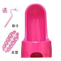 玫红色(新款) 马桶大号婴儿把尿盆女孩便盆幼儿站立便携迷几儿童坐便器男宝宝