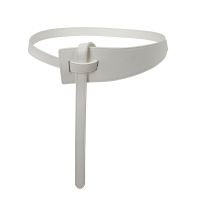 白色 宽腰带夏季女士装饰百搭束腰配连衣裙收腰皮带打结腰封白色卡其色