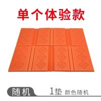 【体验款】单个不 颜色随_p 旅游户外野餐防潮垫公交小坐垫单人便携折叠随身防水隔凉泡沫坐垫