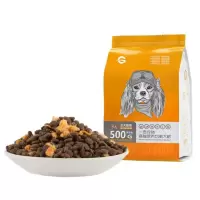 500g(1斤铝塑保鲜装) 肉松狗粮通用型双拼加鱼油幼犬成犬泰迪金毛拉布拉多柯基专用犬粮