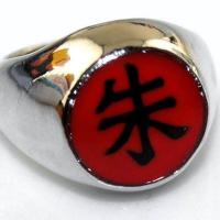 戒指送链子 配件均码 火影忍者佐助风衣带帽子款鼬晓组织鹰组织披风 cos护额戒指卫衣服