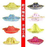 随机款式不送工具 理发店剪头发围裙夏季薄款儿童理发围布宝宝剪发围兜家用理发斗篷