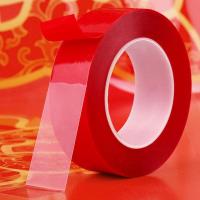 15毫米宽*15米长 1卷装 粘春联对联专用无痕无残留透明双面胶年画婚车婚房不留胶易撕胶带