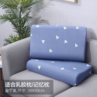 爱丁堡-亲肤棉 50X30X10[1只装不含枕芯] 乳胶枕套一对装夏天款凉40X60单人成人冰丝儿童乳胶枕头外套子