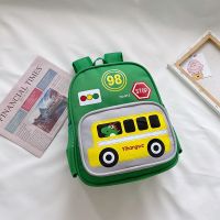 小汽车绿色-[幼儿园] 幼儿园书包男女宝宝包包3-6岁可爱卡通小中大班儿童背包童双肩包5