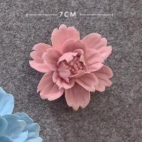 牡丹.粉.小 均码 陶瓷花墙饰挂饰壁饰创意客厅卧室墙壁电视背景墙面立体墙上装饰品