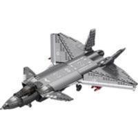 明迪K089军事小颗粒积木歼20隐形战斗飞机儿童益智拼装玩具模型 明迪K089军事小颗粒积木歼20隐形战斗飞机儿童益智拼