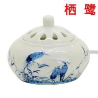 栖鹭 陶瓷电香薰炉25款任你选/电香熏炉香薰灯香薰屋热卖陶瓷电香薰炉