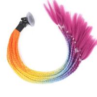 经典四色 头盔脏辫外卖头盔装饰摩托车头盔辫子脏辫马尾假发