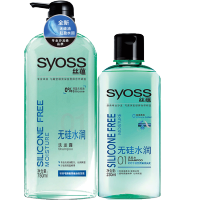 750ml+赠230ml套装 丝蕴(SYOSS)无硅油水润香味持久750ml+230ml洗发水洗头膏套装